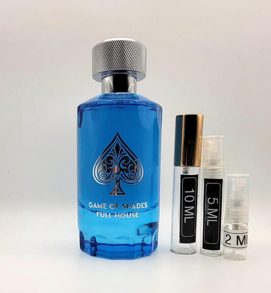 Game of Spades Full House by Jo Milano Fragrance Sample | Decant | Travel Size | 2 ml 5 ml 10 ml